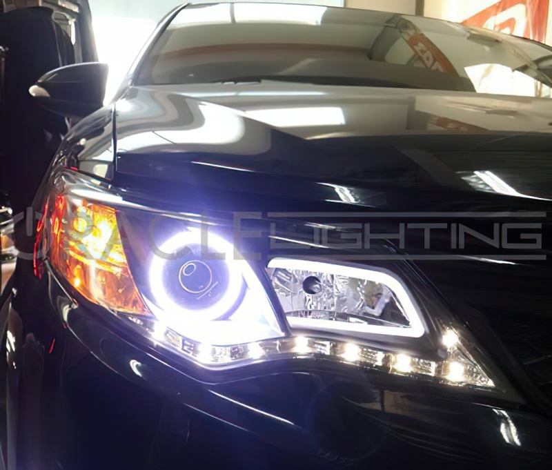 Toyota Camry Headlight Halo Kit - ORACLE Lighting - LED - Amber - `12-`15